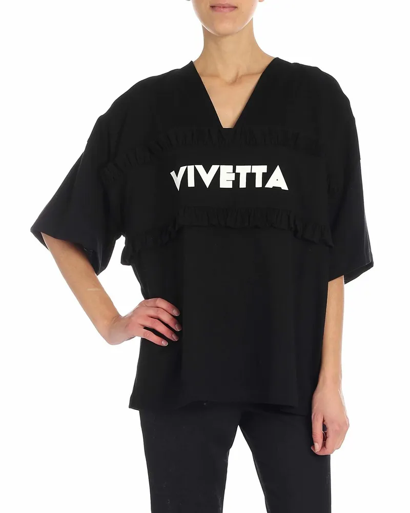 Vivetta T-Shirt - Schwarz Schwarz