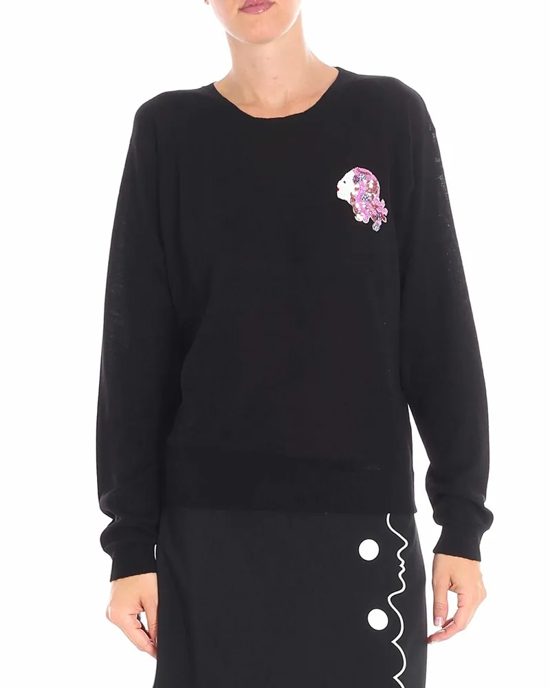 Vivetta Rollkragenpullover - Schwarz Schwarz