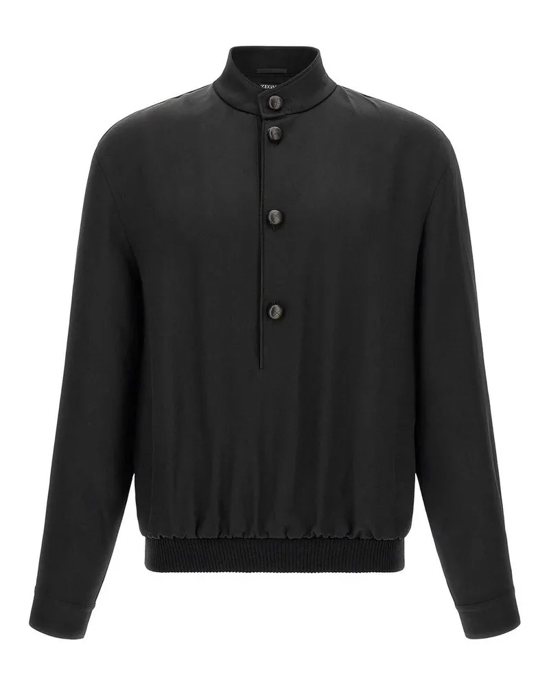 Z Zegna Sweatshirt - Schwarz Schwarz
