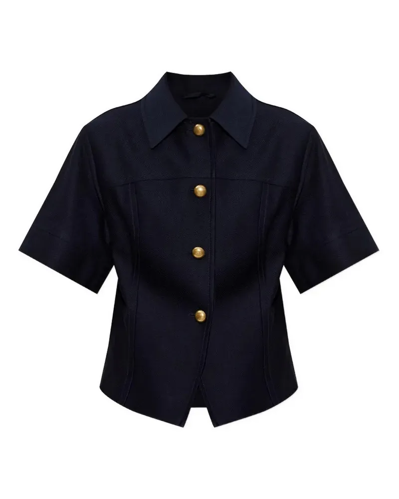 Max Mara Bluse - Blau Blau
