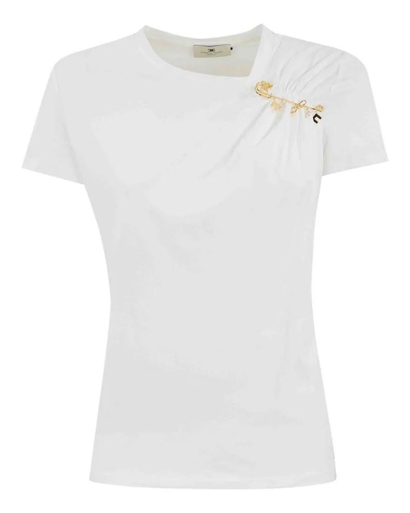 Elisabetta Franchi T-Shirt - Weiß Weiß