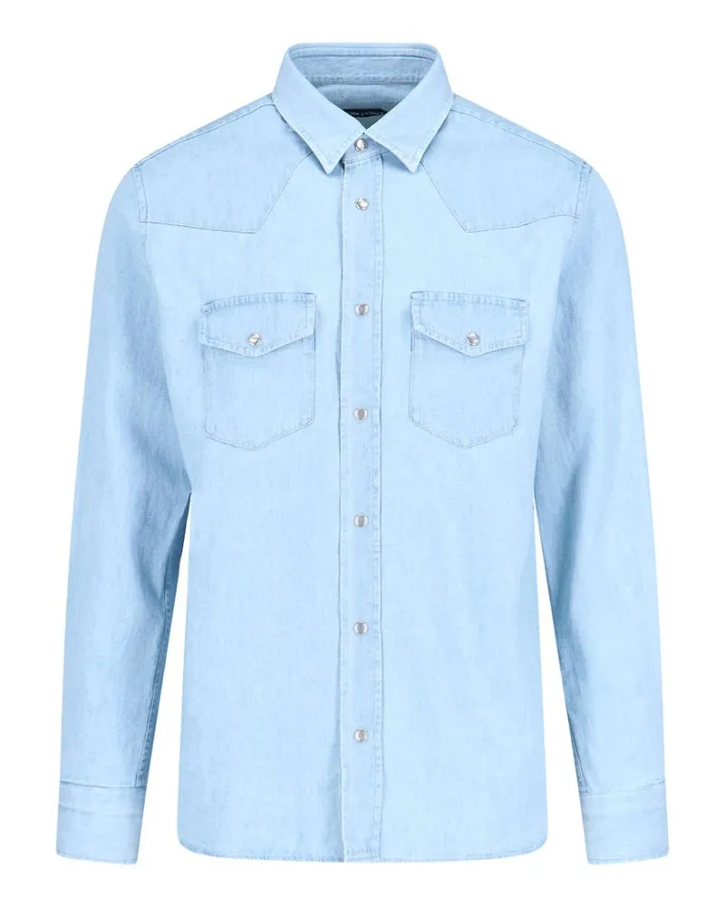 Tom Ford Hemd - Blau Blau