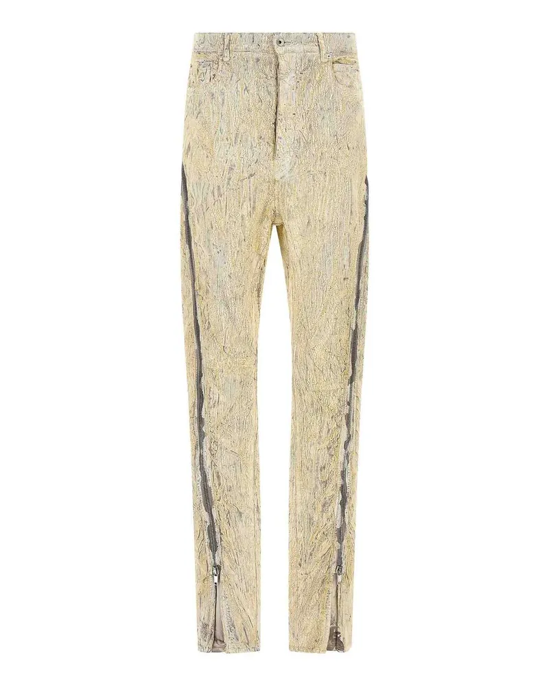 Rick Owens Bootcut Jeans - Gold Gold