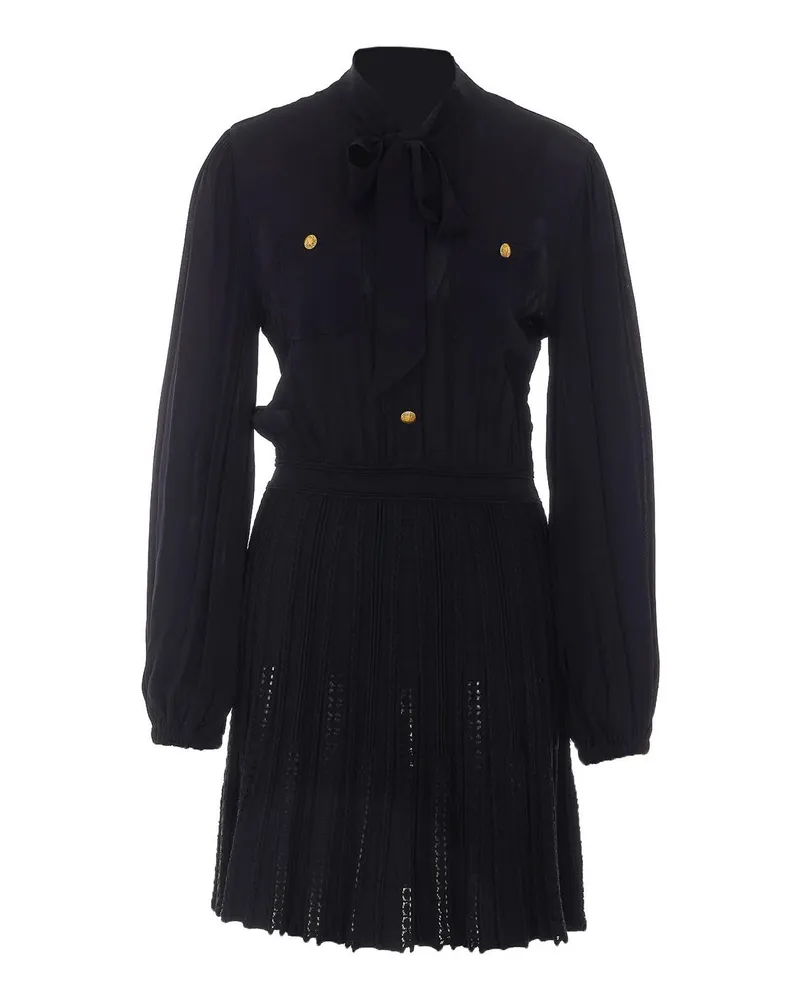 Twin-Set Knielanges Kleid - Schwarz Schwarz