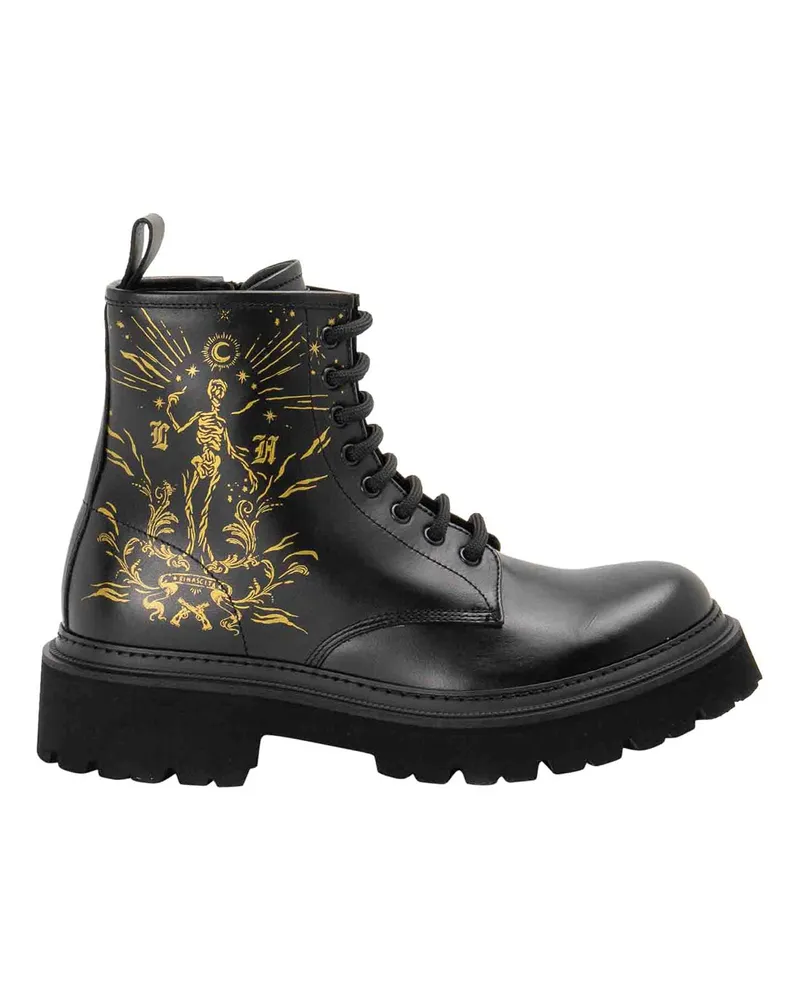Les Hommes Stiefeletten - Schwarz Schwarz