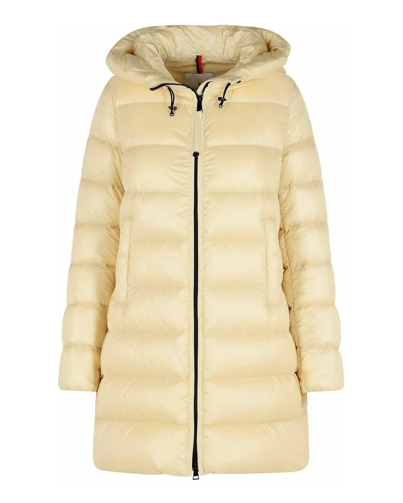 Moncler Kurzer Mantel - Creme Creme