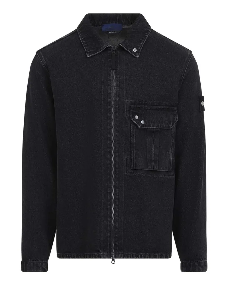 Stone Island Hemd - Schwarz Schwarz