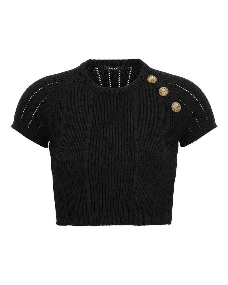 Balmain Top - Schwarz Schwarz