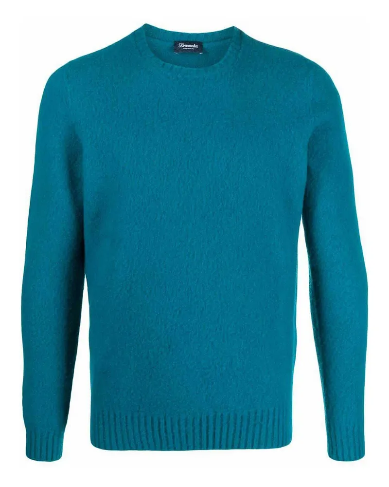 Drumohr  Rundhalspullover - Hellblau Hellblau