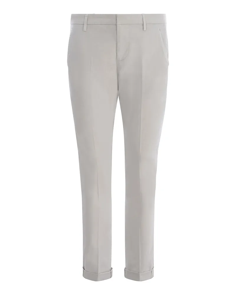 Dondup Straight Leg Jeans - Beige Weiß