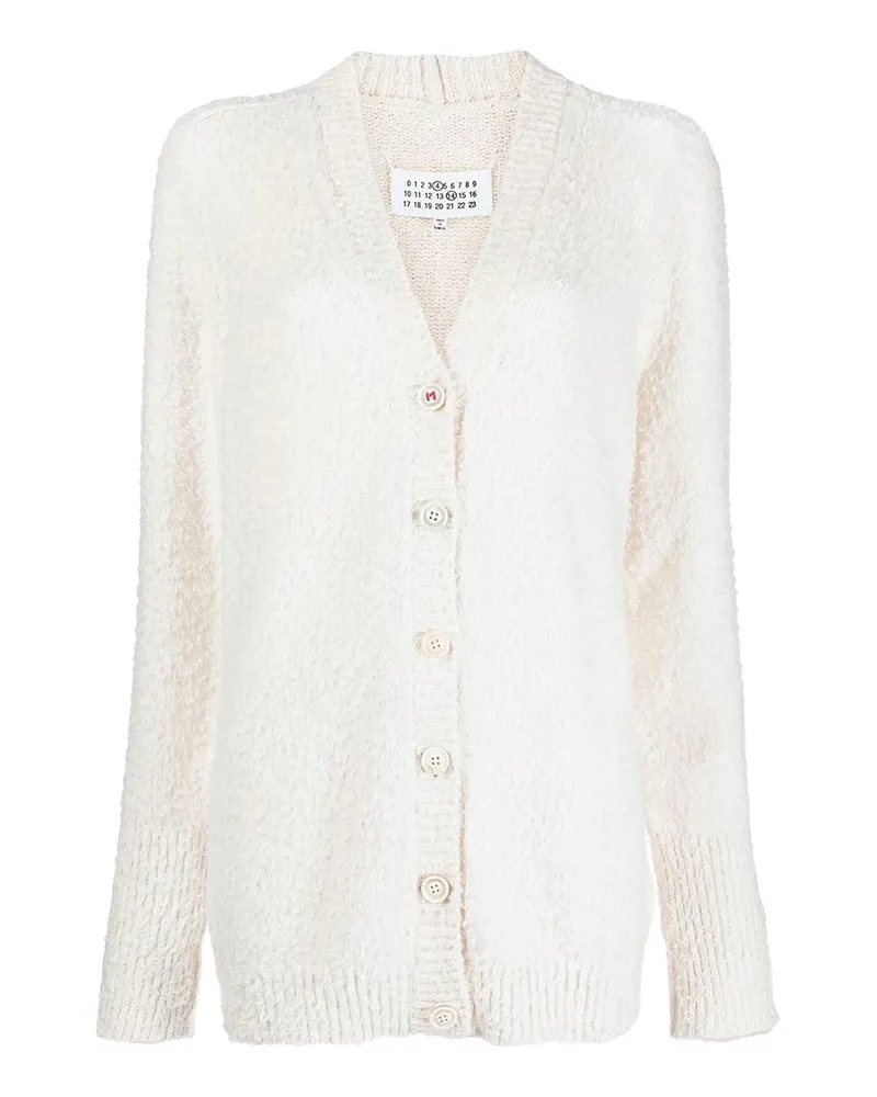 Maison Margiela Cardigan - Weiß Weiß