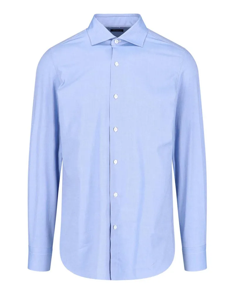 Finamore 1925 Hemd - Blau Blau