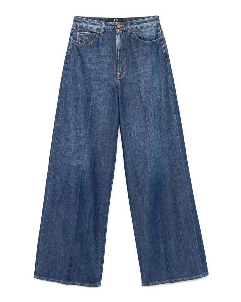 3x1 Bootcut Jeans - Blau Blau