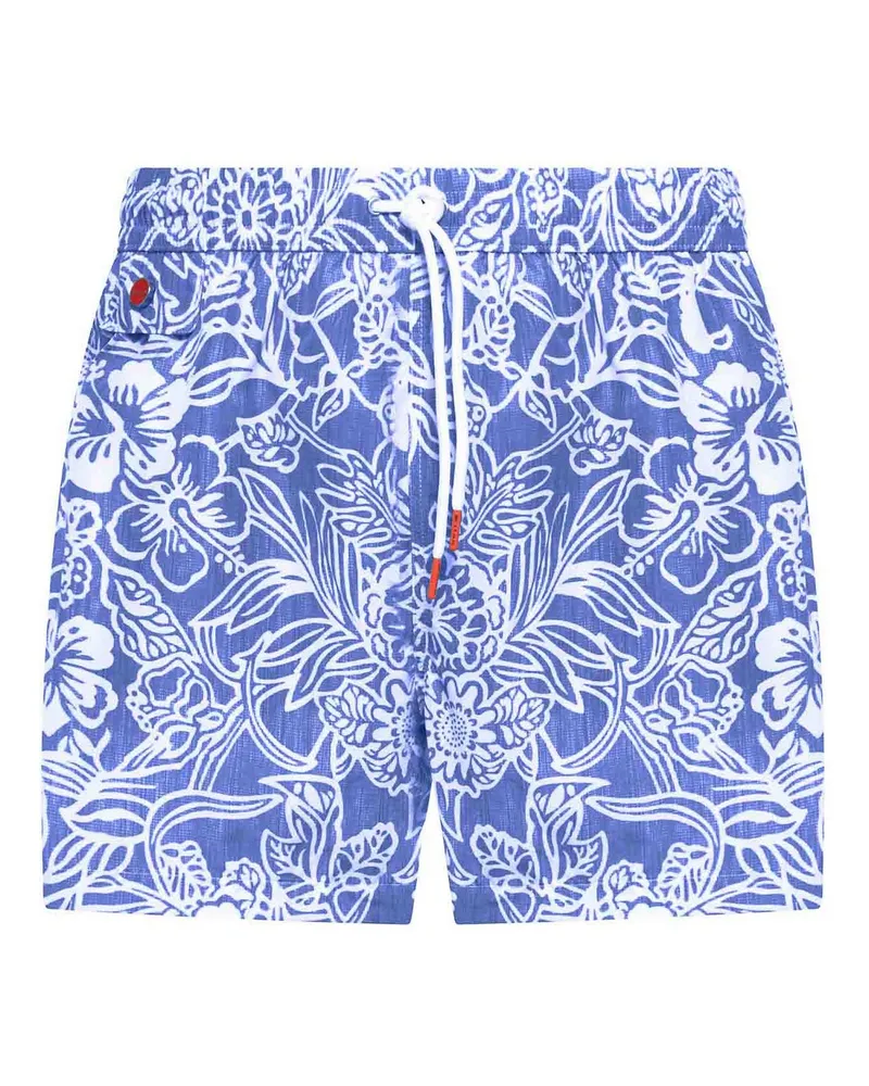 Kiton Badeanzug - Blau Blau