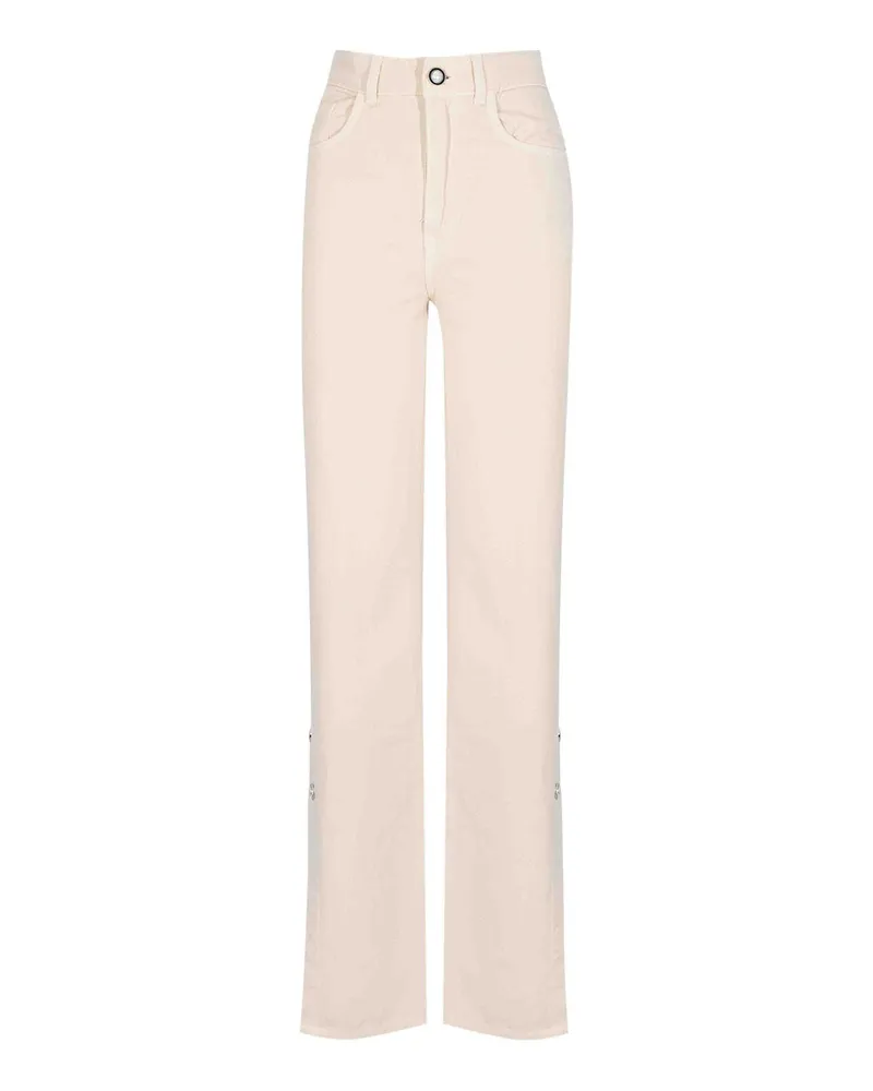 Twin-Set Straight Leg Jeans - Orange Orange