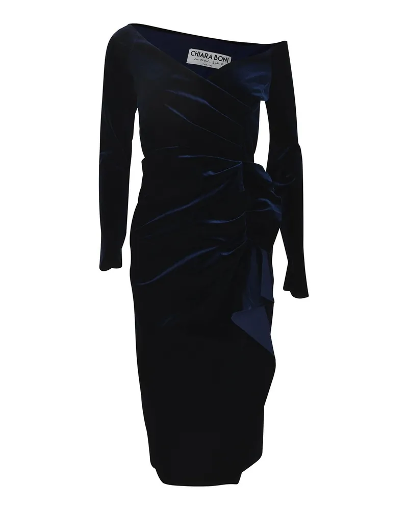 Chiara Boni Knielanges Kleid - Blau Blau