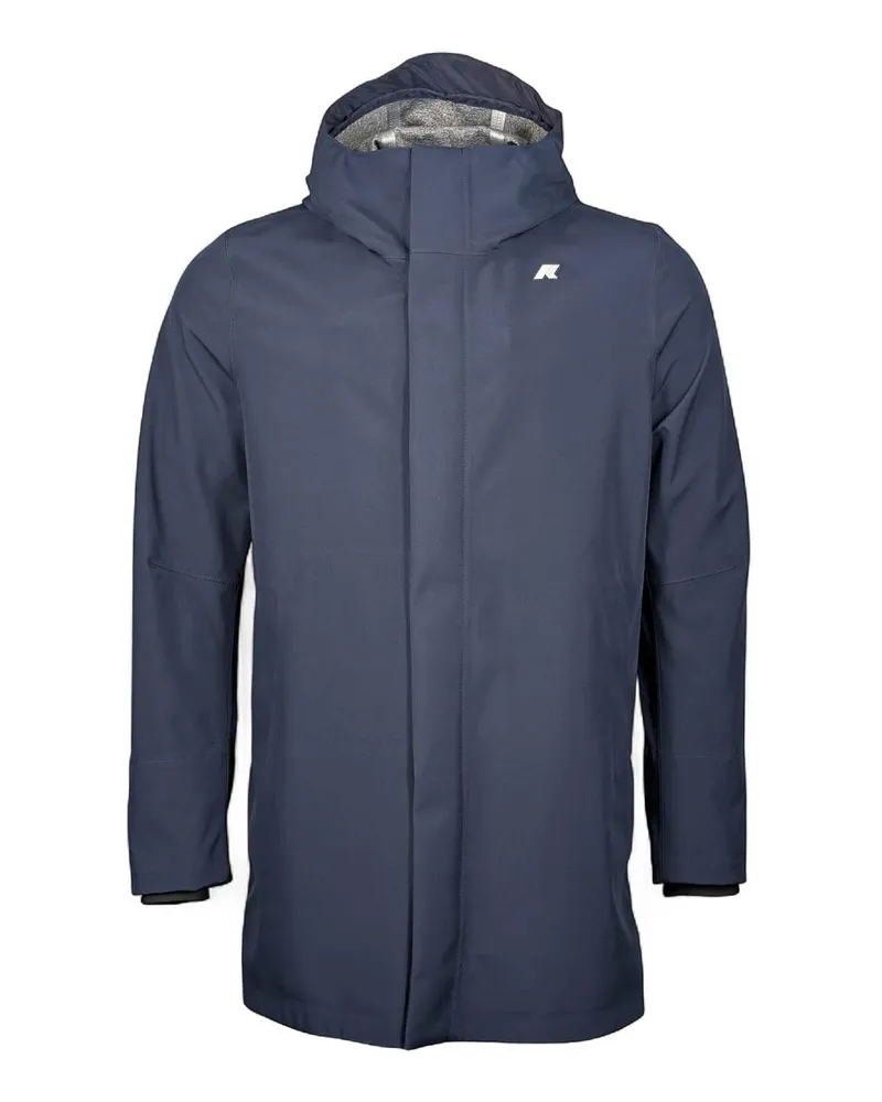 K-Way Knielanger Mantel - Blau Blau