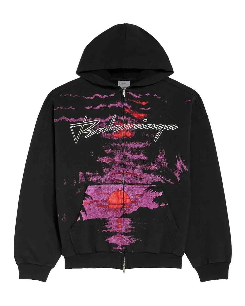 Balenciaga Sweatshirt - Schwarz Schwarz