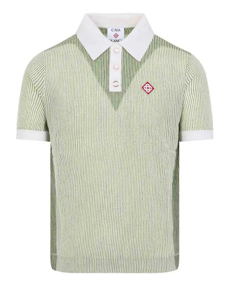 Casablanca Paris Poloshirt - Grün Grün