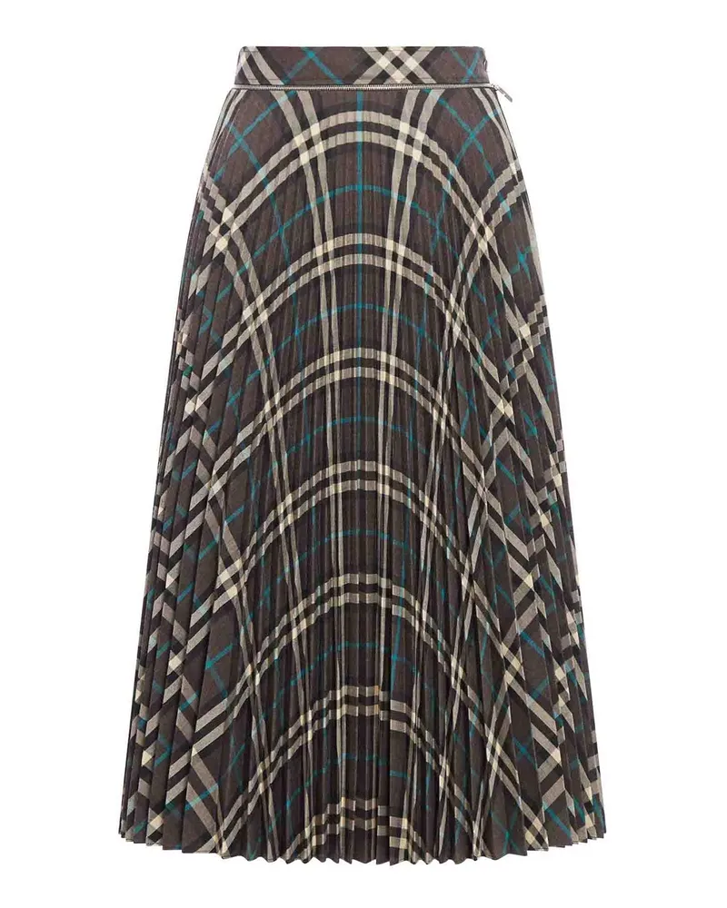 Burberry Midirock - Schwarz Bunt