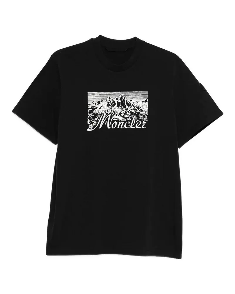 Moncler T-Shirt - Schwarz Schwarz