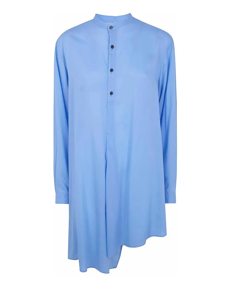 Yohji Yamamoto Bluse - Blau Blau