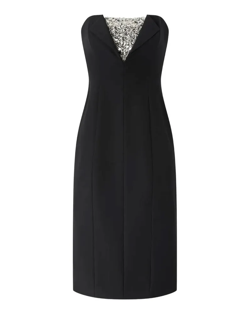 Genny Knielanges Kleid - Schwarz Schwarz