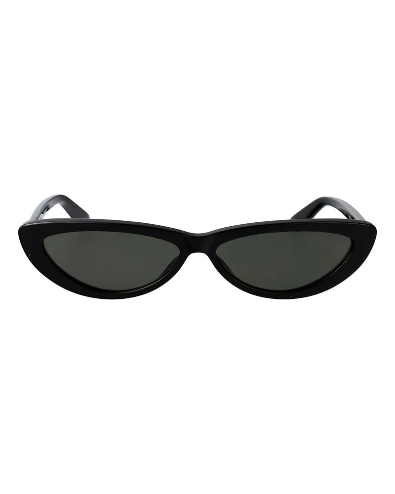 Alexander McQueen Sonnenbrille - Schwarz Schwarz