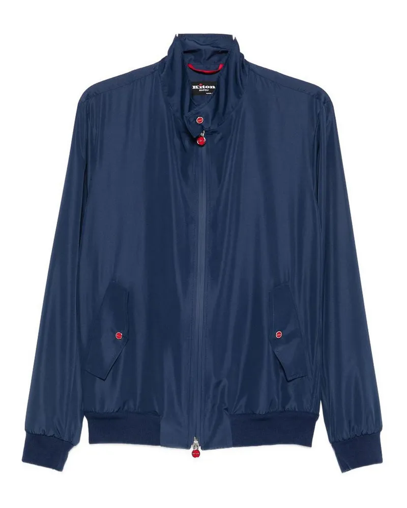 Kiton Bomberjacke - Blau Blau