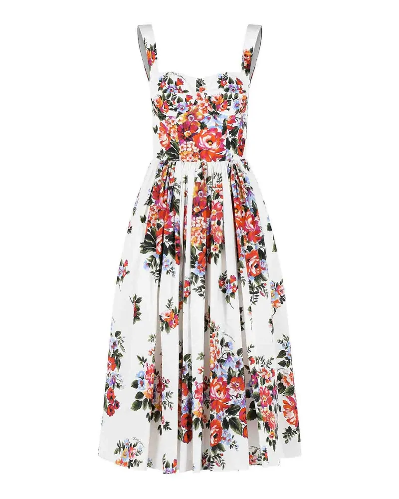 Dolce & Gabbana Maxikleid - Weiß Weiß