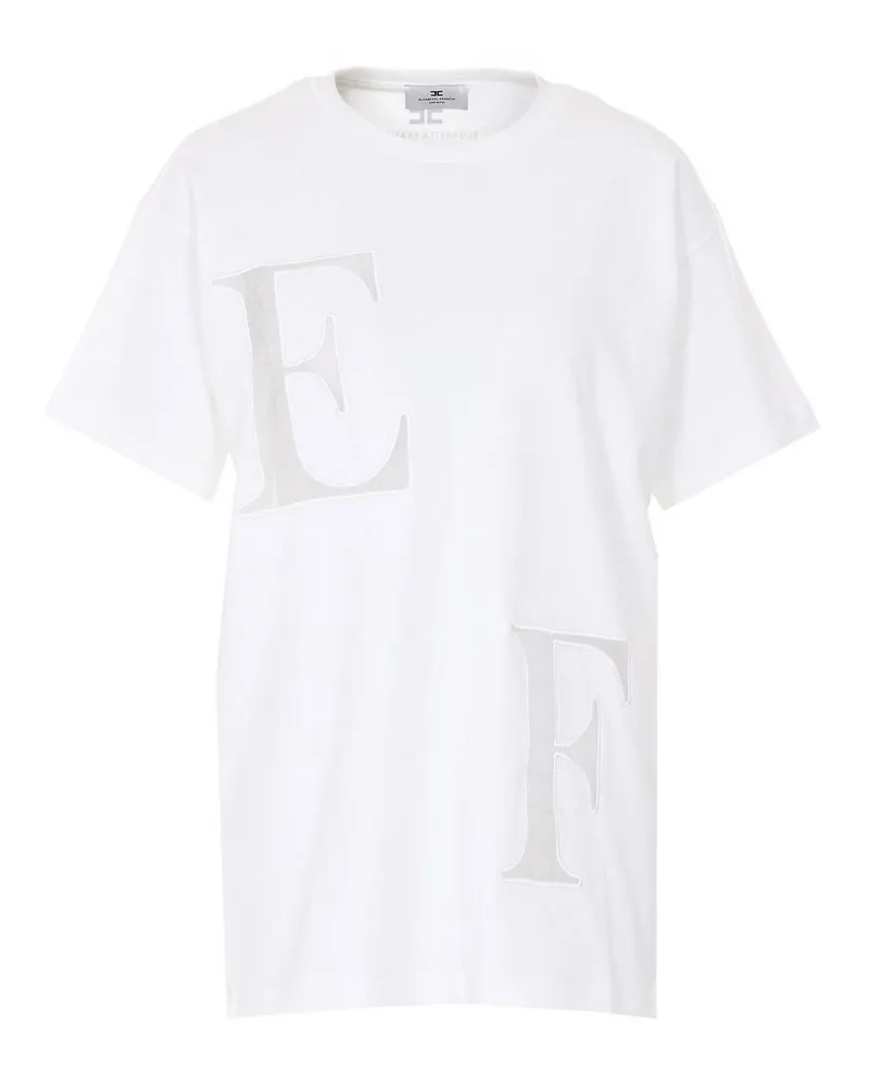 Elisabetta Franchi T-Shirt - Weiß Weiß