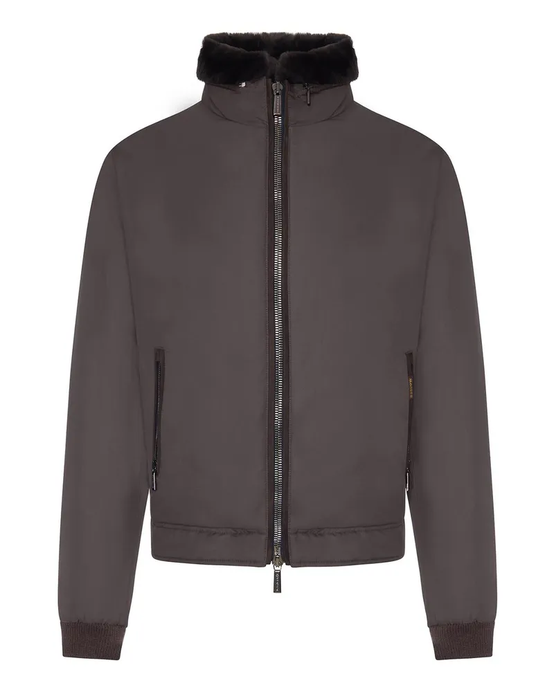 MOORER Bomberjacke - Braun Braun