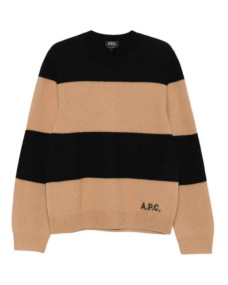 A.P.C. A. P.C. Rundhalspullover - Camel Camel