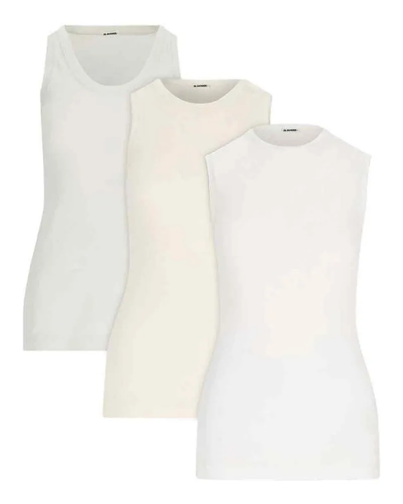 Jil Sander Top - Weiß Weiß