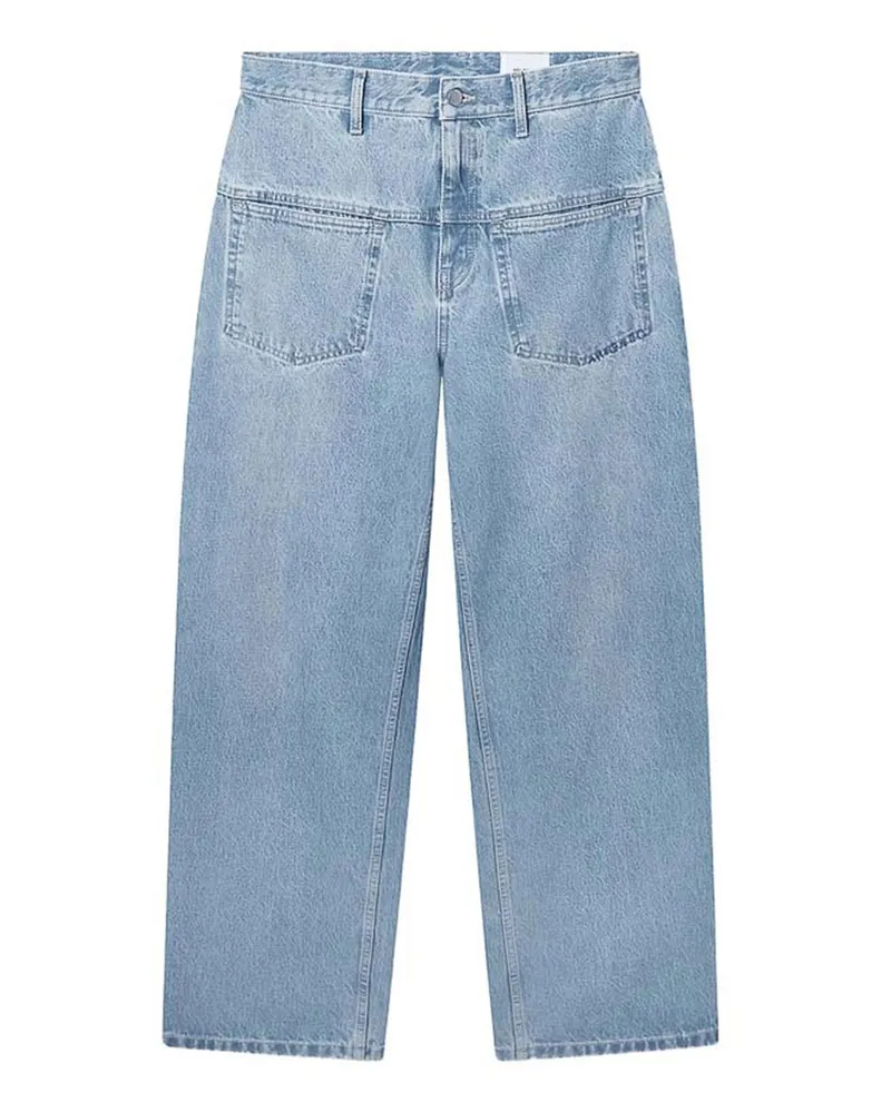 Axel Arigato Straight Leg Jeans - Blau Blau