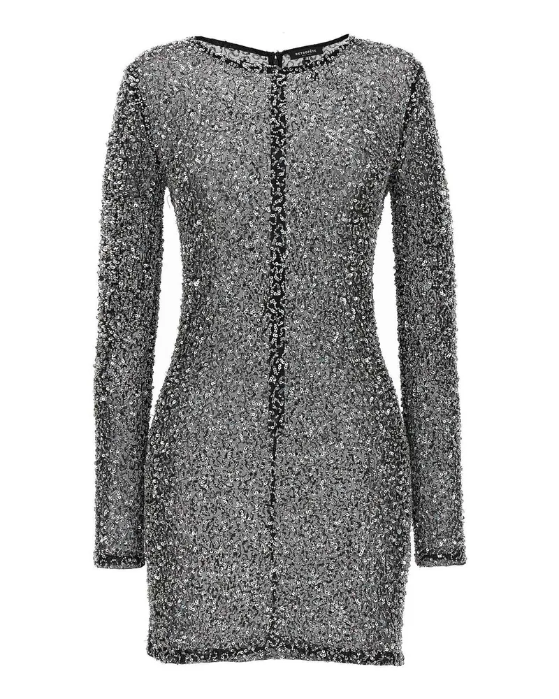 Retrofête Kurzes Kleid - Schwarz Schwarz