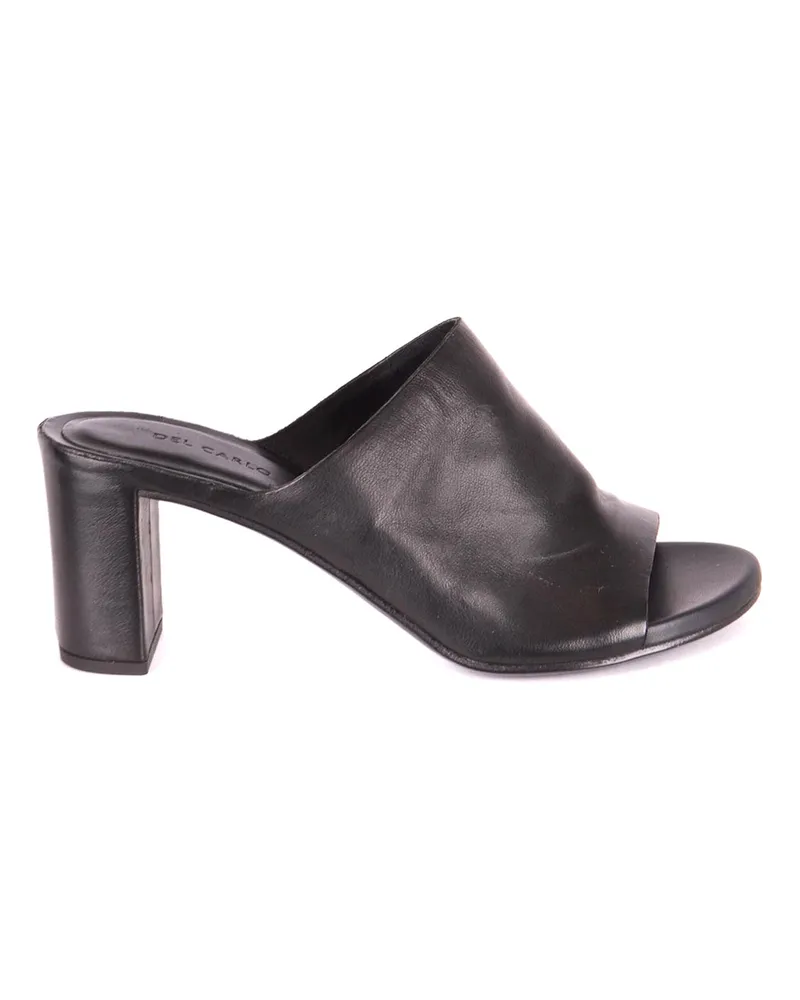 Fabrizio del Carlo Sandalen - Schwarz Schwarz