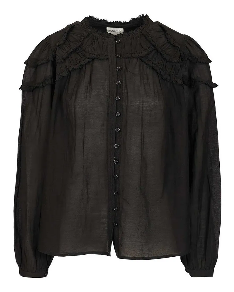 Étoile Isabel Marant Bluse - Schwarz Schwarz