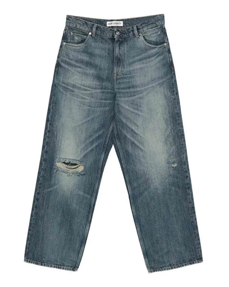 Our Legacy Straight Leg Jeans - Weiß Weiß