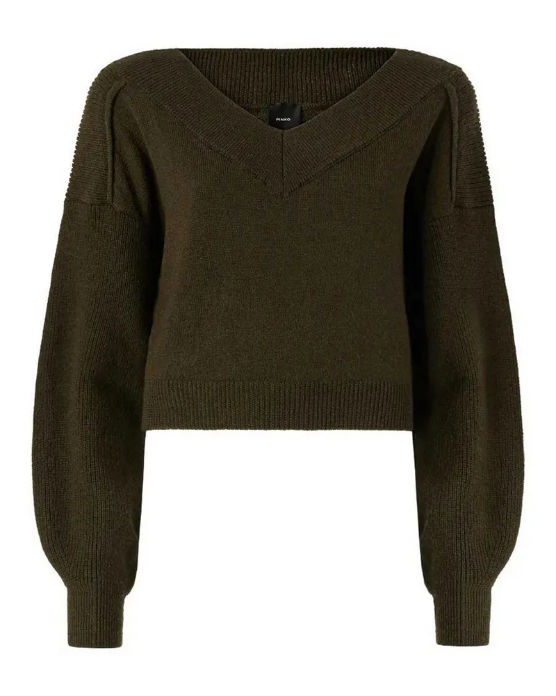 Pinko V-Pullover - Grün Grün