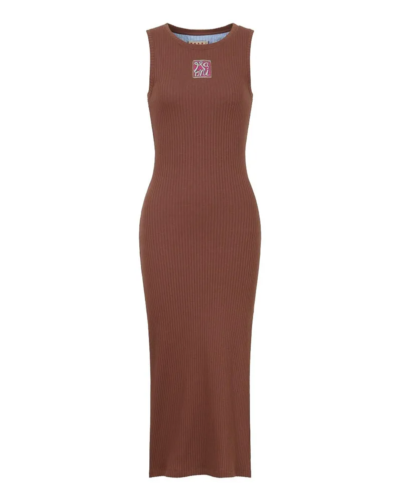 Marni Maxikleid - Braun Braun