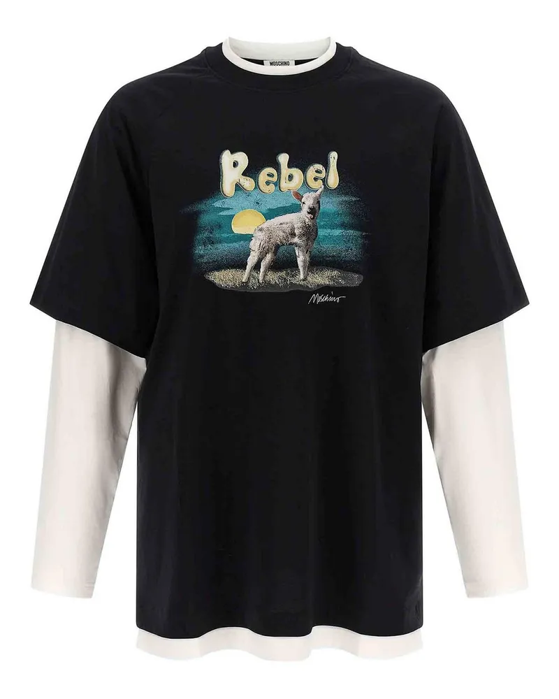 Moschino T-Shirt - Bunt Bunt
