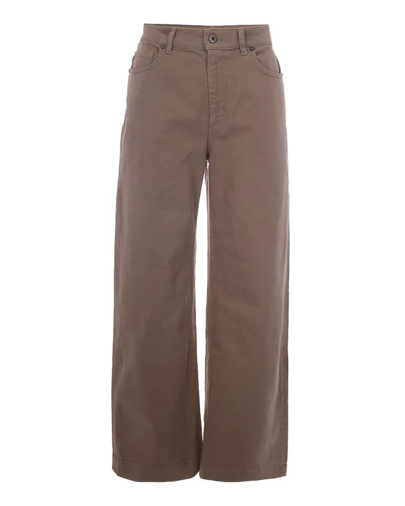 P.A.R.O.S.H. P. A.R. O.S. H. Straight Leg Jeans - Beige Beige