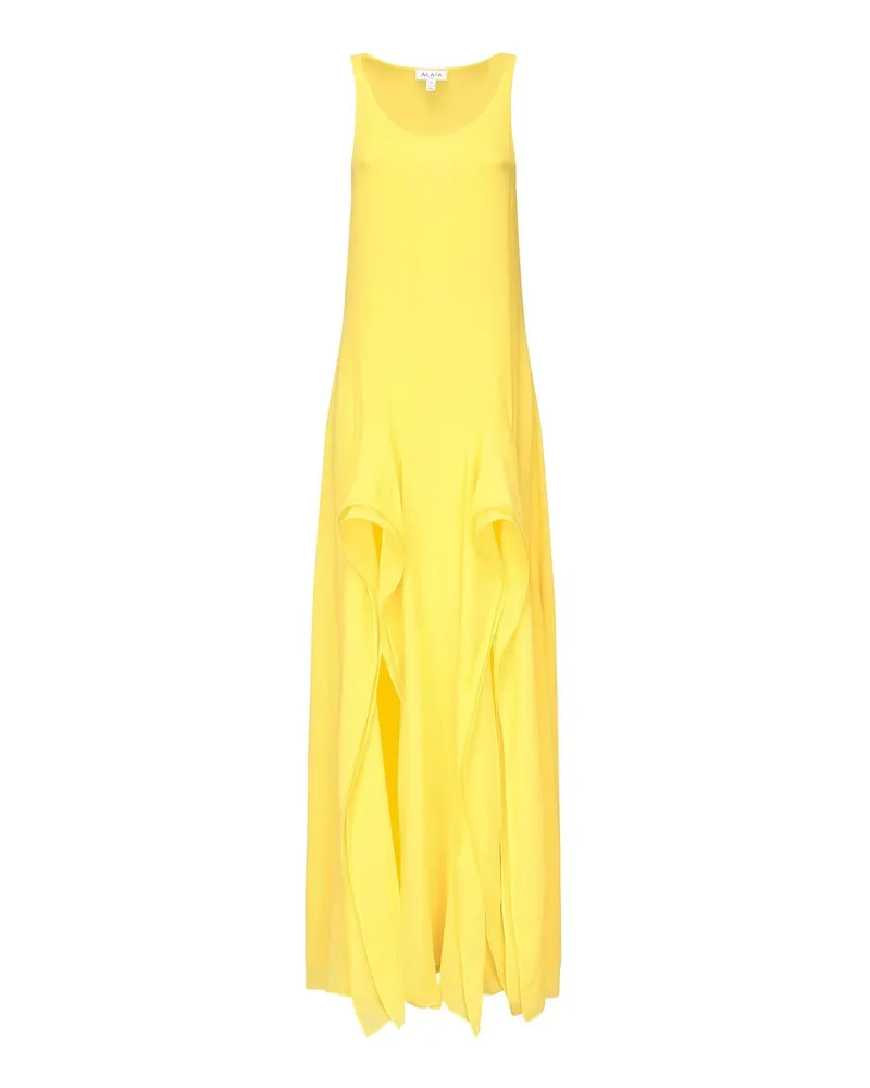 Alaïa Maxikleid - Gelb Gelb