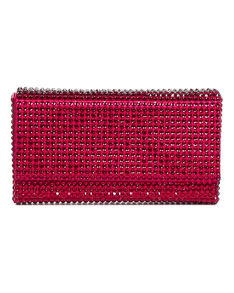 Amina Muaddi Clutch - Rot Rot