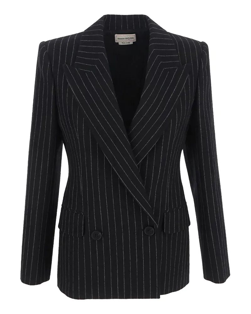Alexander McQueen Blazer - Schwarz Schwarz