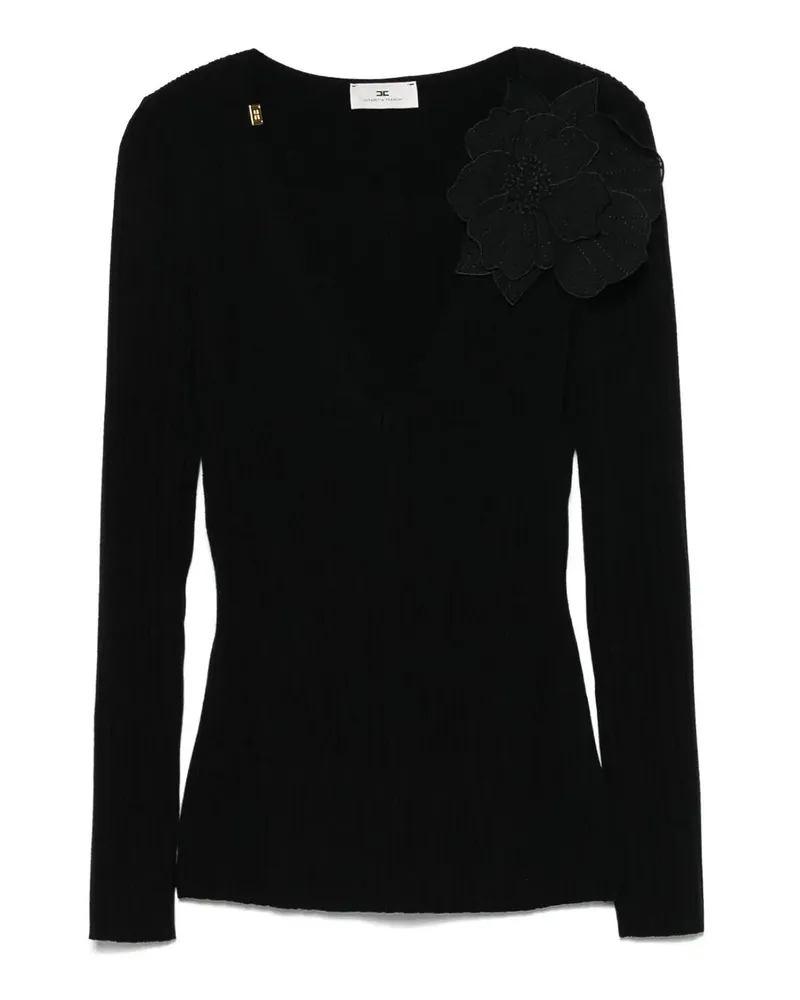 Elisabetta Franchi Top - Schwarz Schwarz