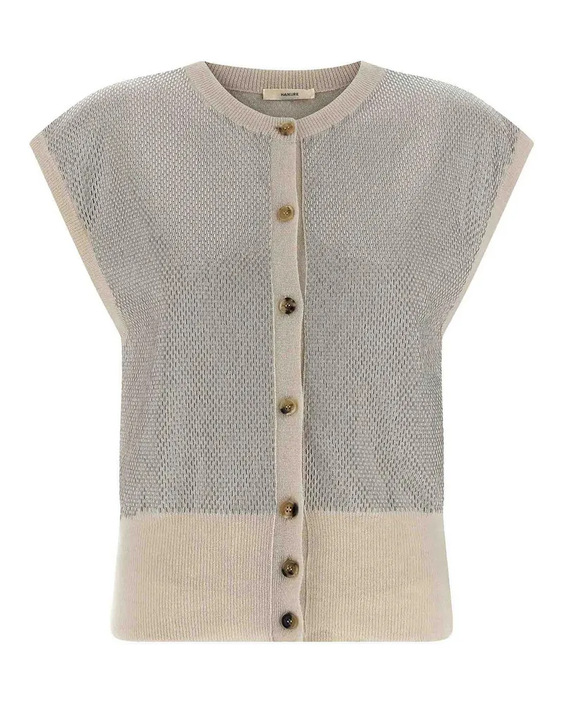 Haikure Weste - Beige Beige