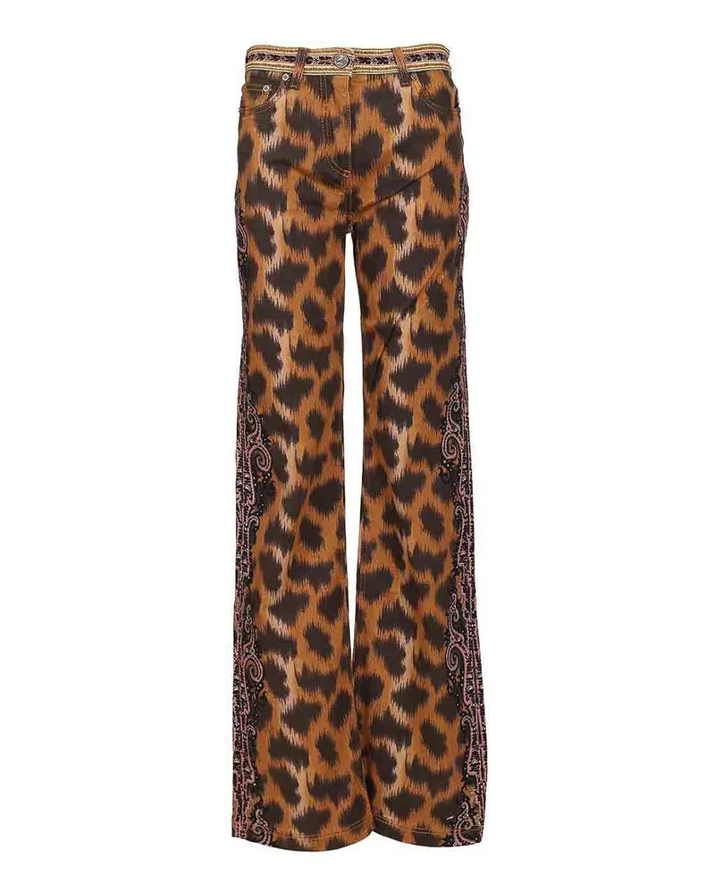 Etro Bootcut Jeans - Animal Animal