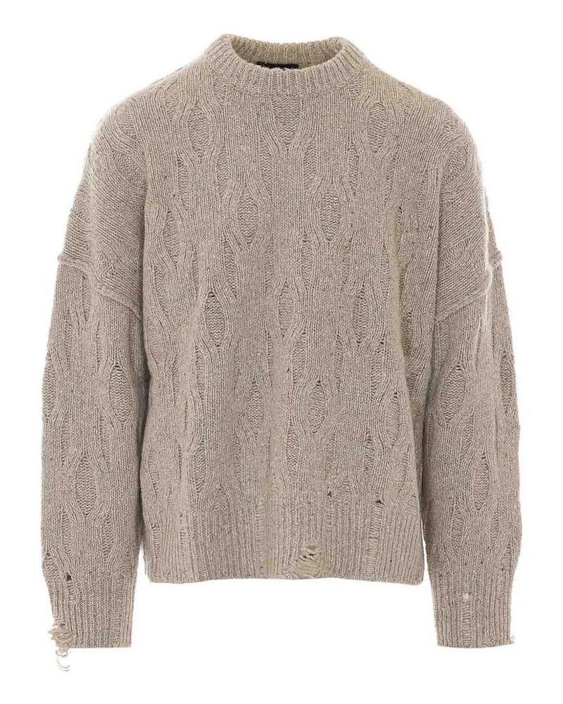 REPRESENT Rundhalspullover - Beige Beige